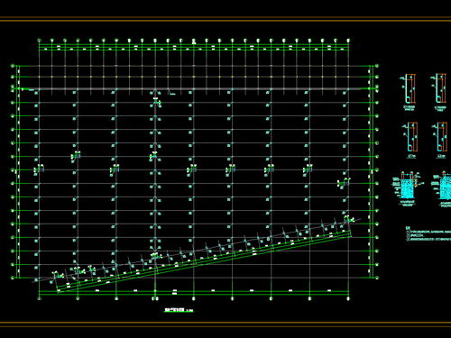 3幢輕鋼結構廠房全套施工圖紙解析 建筑、結構、水電與土建一體化設計